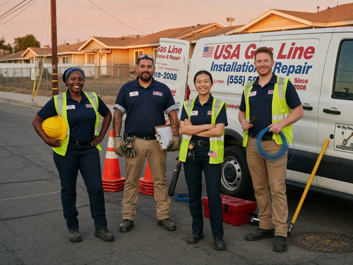 Gas Line Installation company in Cuney, TX